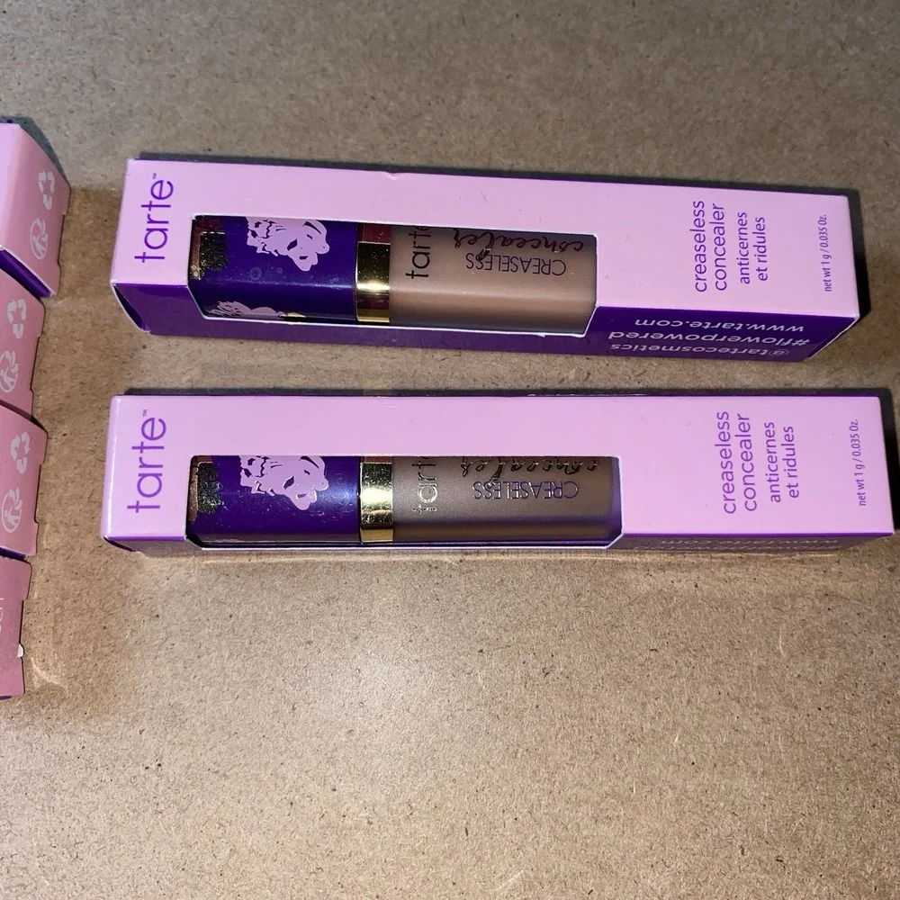 Tarte Creaseless Concealer Lot of 6 Mixed Shades Mini‎ Travel Size 52S 55H 60N